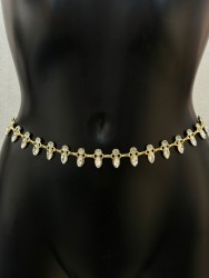 Shiny Women's Chain Belt,...