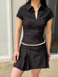 Women's Pearl Chain Belt,...