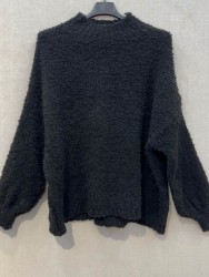 Bouclette Wool V-Neck...