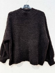 Bouclette Wool V-Neck...