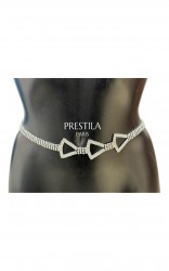 Women's Rhinestone Chain Belt