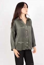 Satin Shirt, HANNAH