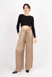 Wide Satin Trousers, Nathalie